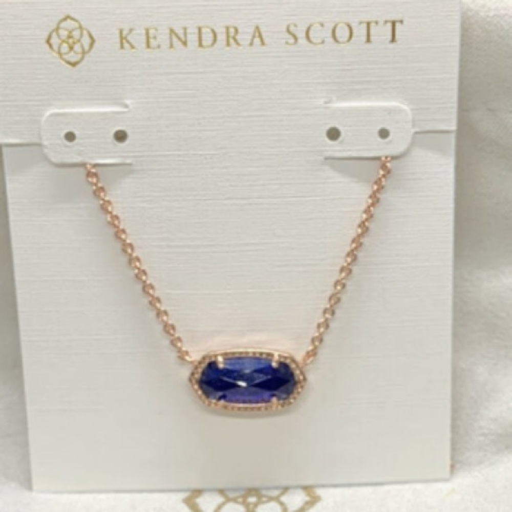 NEW Kendra Scott Rose Gold Elisa Necklace - Picture 5 of 7